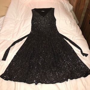 Formal Fashions Inc Black sparkle dress